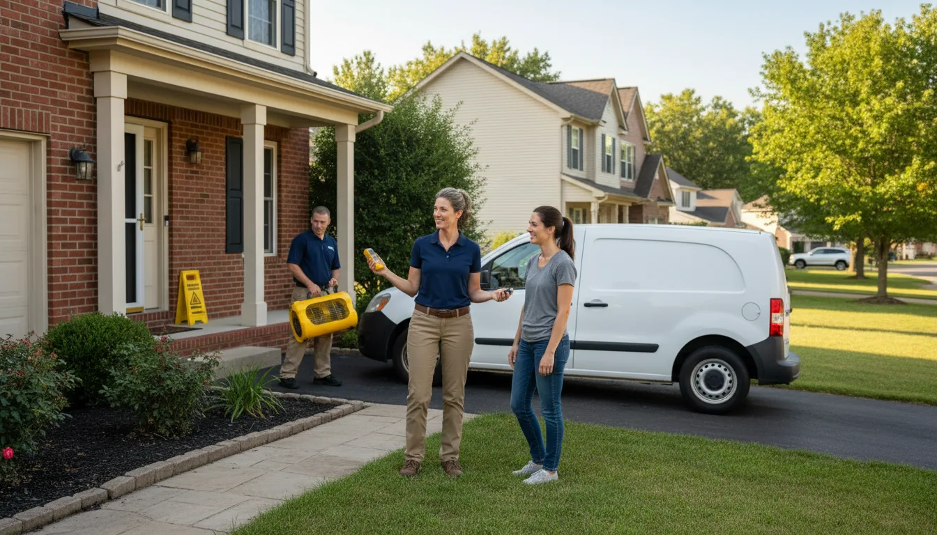 Water restoration image for Home Water Damage Repair in Centuria, WI